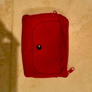Vintage red leather bag